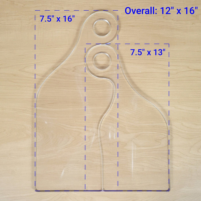 Wood Grain Junkie Full Nesting Charcuterie Board Router Template Set