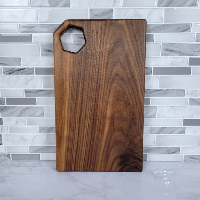 Wood Grain Junkie Honeycomb Cutting Board Corner Handle Acrylic Router Template