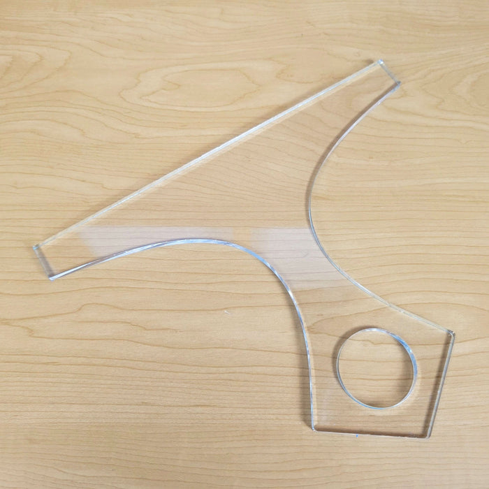 Wood Grain Junkie Kite Charcuterie Board Handle Acrylic Router Template