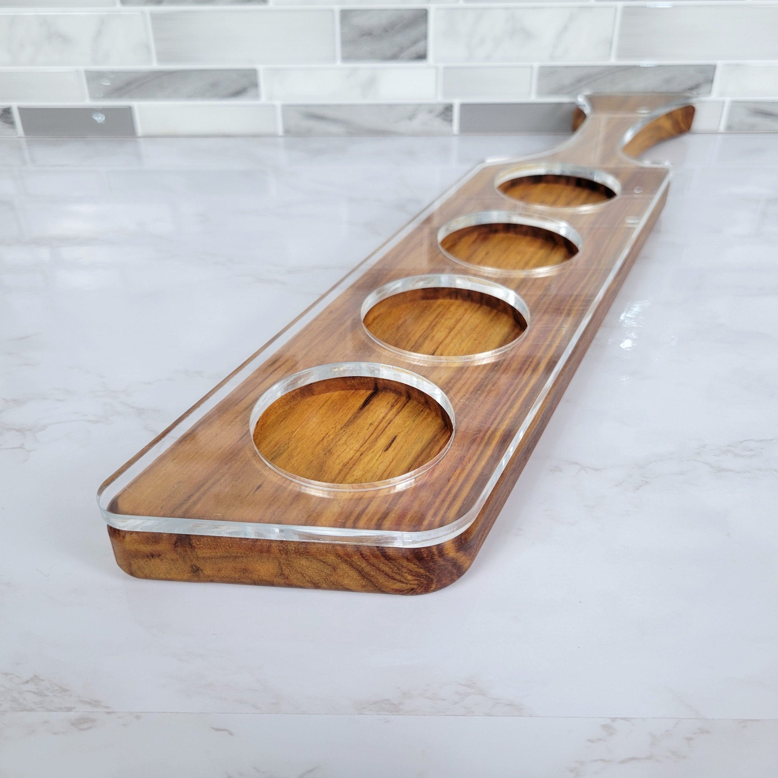 Wood Grain Junkie Modern Beer Flight Acrylic Router Template