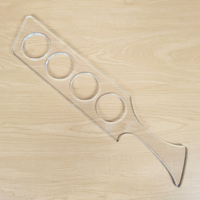 Wood Grain Junkie Modern Beer Flight Acrylic Router Template