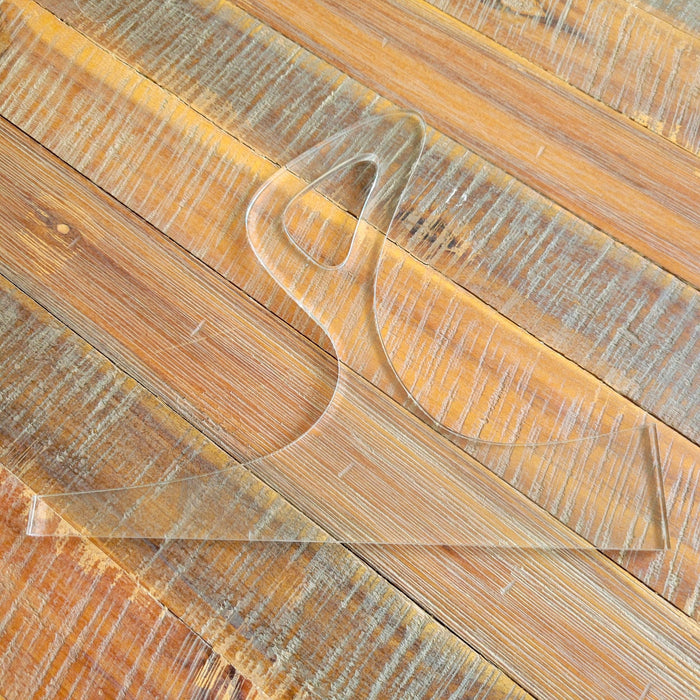 Wood Grain Junkie Modern Charcuterie Board Handle Acrylic Router Template