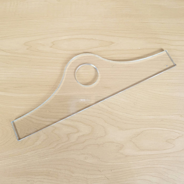 Wood Grain Junkie Mound Charcuterie Board Handle Acrylic Router Template