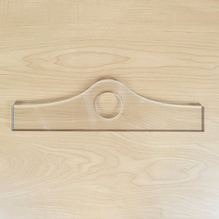 Wood Grain Junkie Mound Charcuterie Board Handle Acrylic Router Template Small Mound