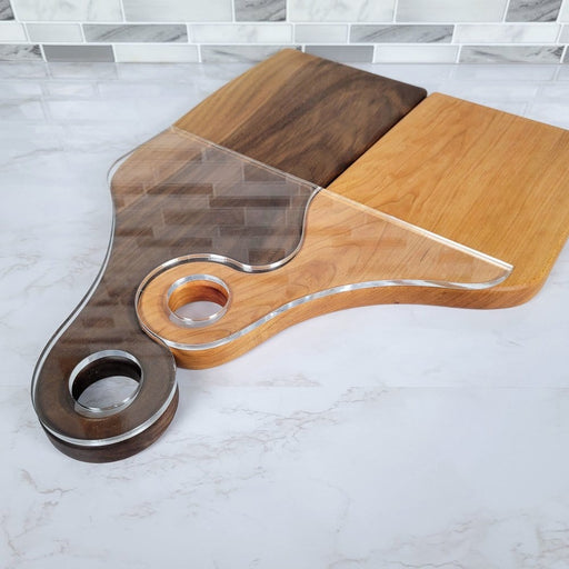 Wood Grain Junkie Nesting Charcuterie Board Handle Router Template Set