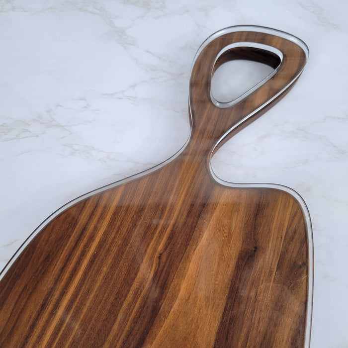 Wood Grain Junkie Organic Handle Full Charcuterie Board Acrylic Router Template