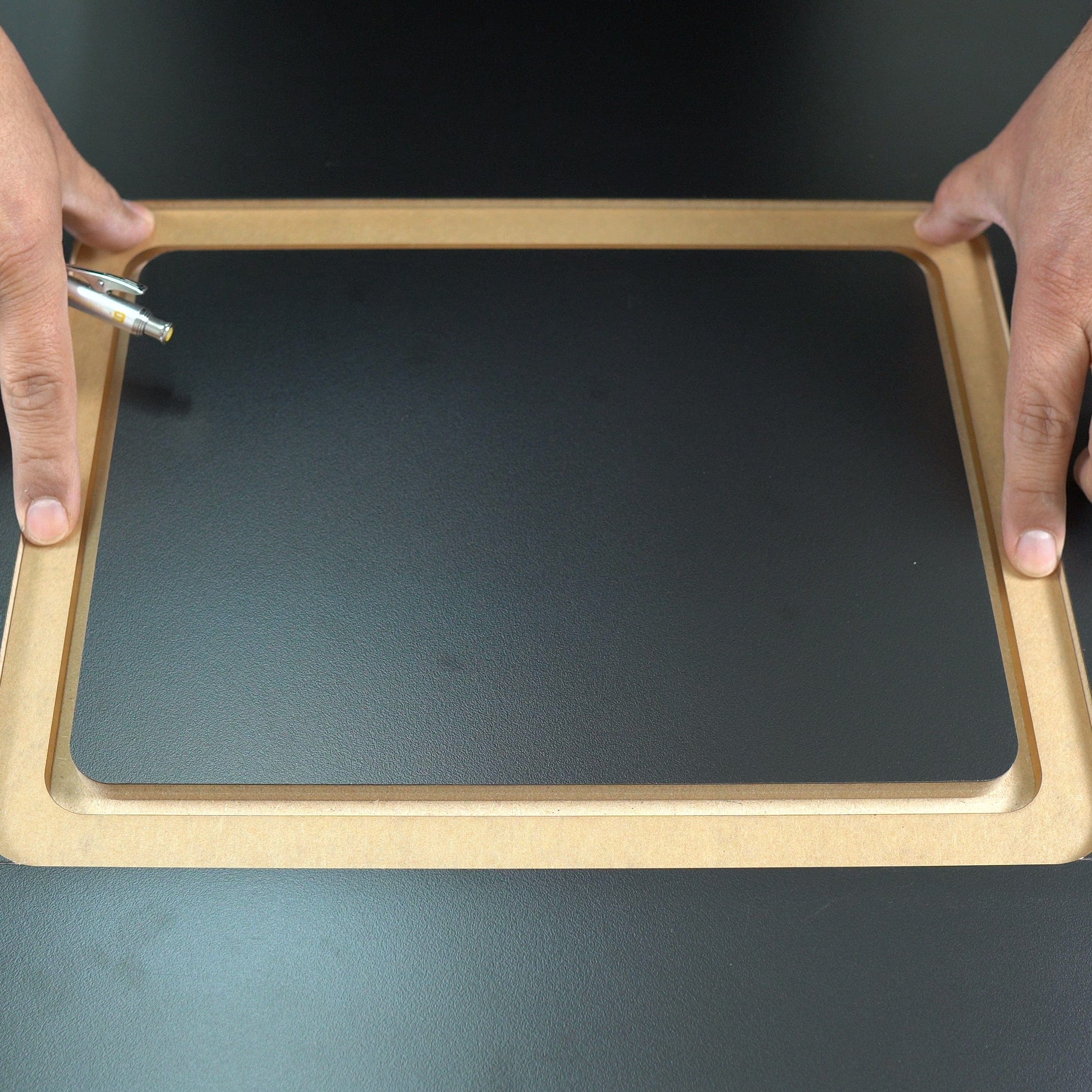 Wood Grain Junkie Rabbet/Recess Cutout Template - For Your Router Table Insert Plate