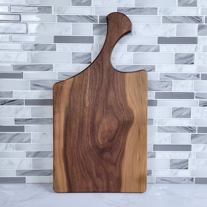Wood Grain Junkie Round Top Charcuterie Board Handle Acrylic Router Template