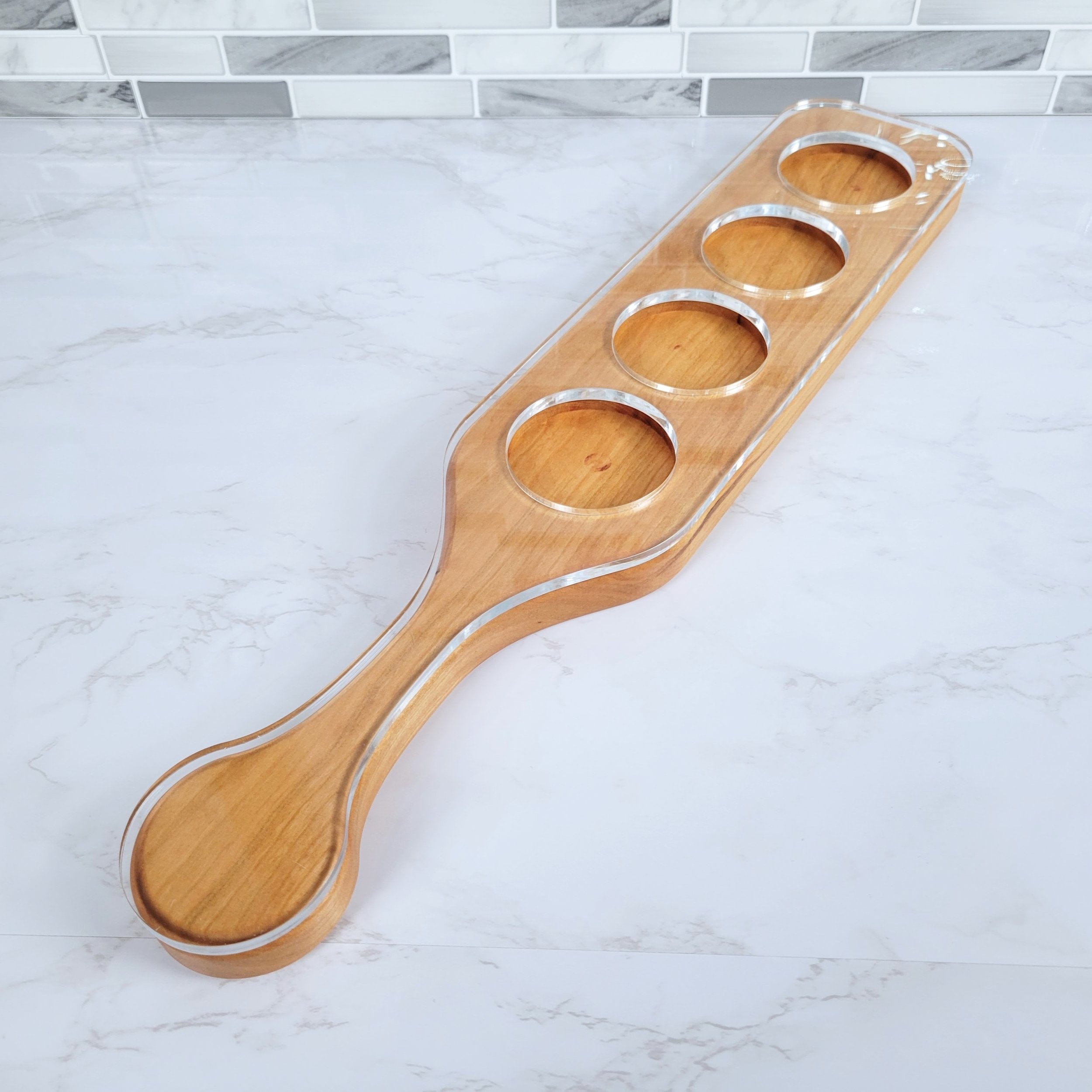 Wood Grain Junkie Roundabout Beer Flight Acrylic Router Template