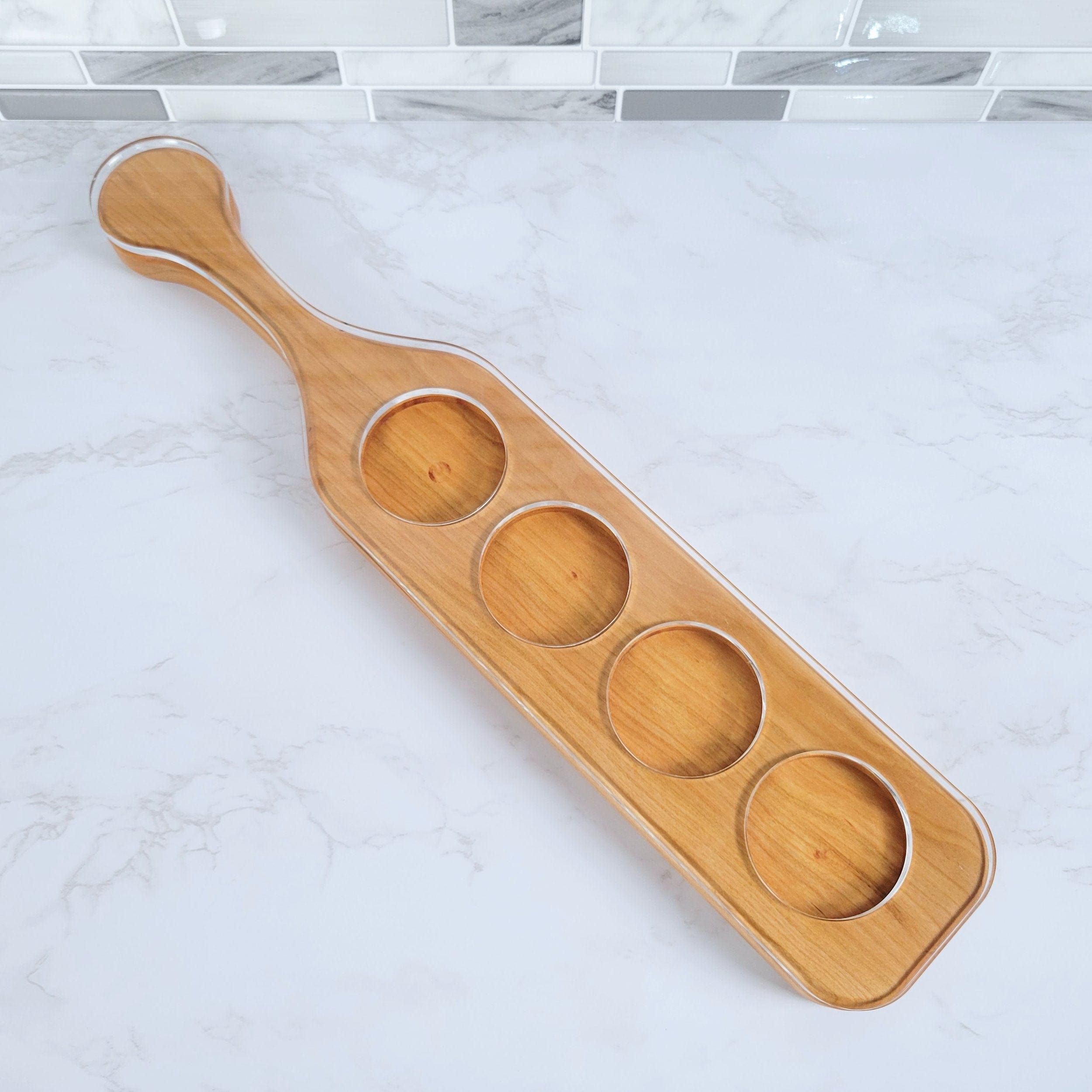 Wood Grain Junkie Roundabout Beer Flight Acrylic Router Template