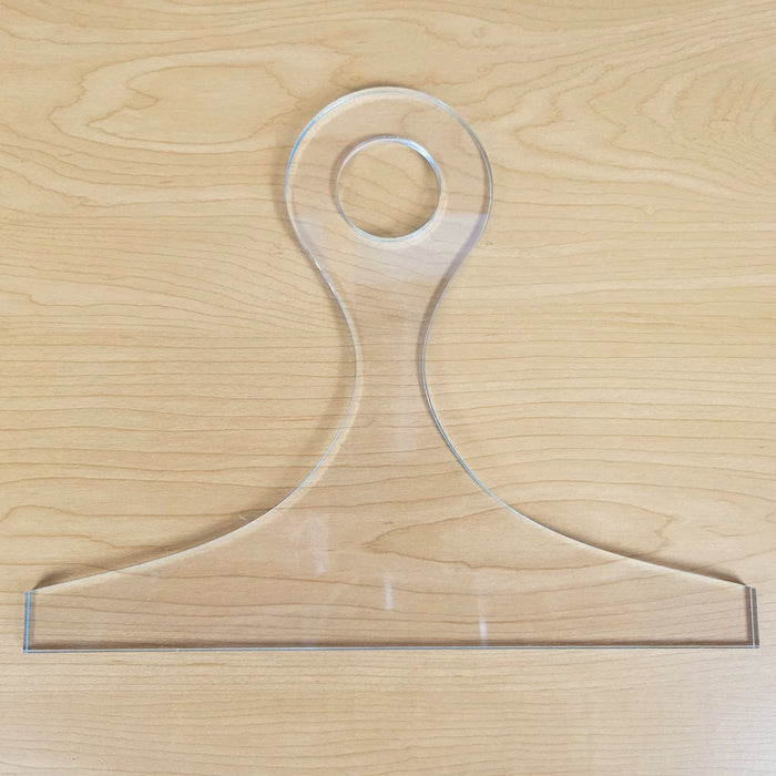 Wood Grain Junkie Roundabout Charcuterie Board Handle Acrylic Router Template