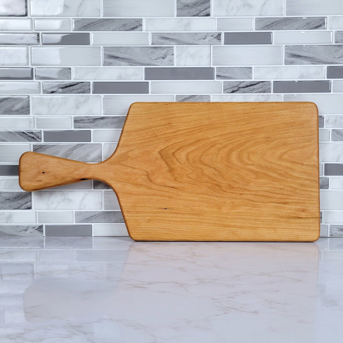 Wood Grain Junkie Skinny Necktie Charcuterie Board Handle Acrylic Router Template