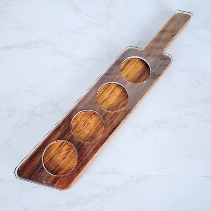 Wood Grain Junkie Straight Beer Flight Acrylic Router Template