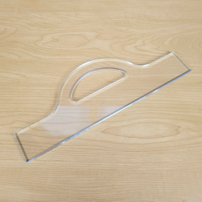 Wood Grain Junkie Sunrise Charcuterie Board Handle Acrylic Router Template