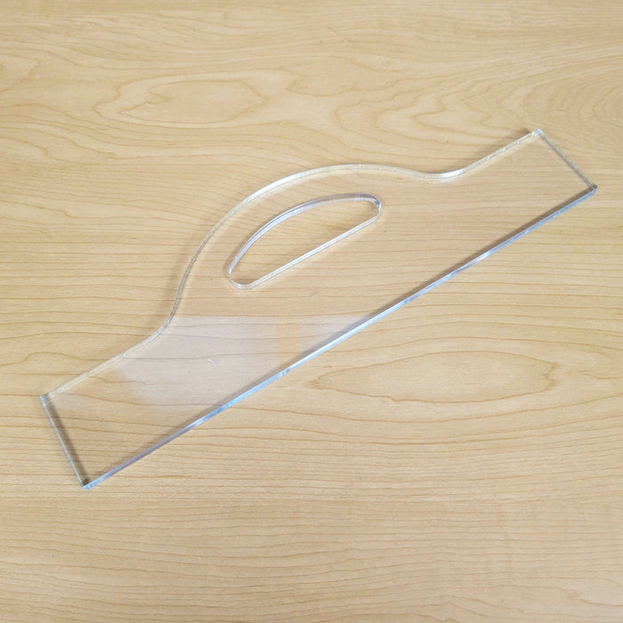 Wood Grain Junkie Sunrise Charcuterie Board Handle Acrylic Router Template