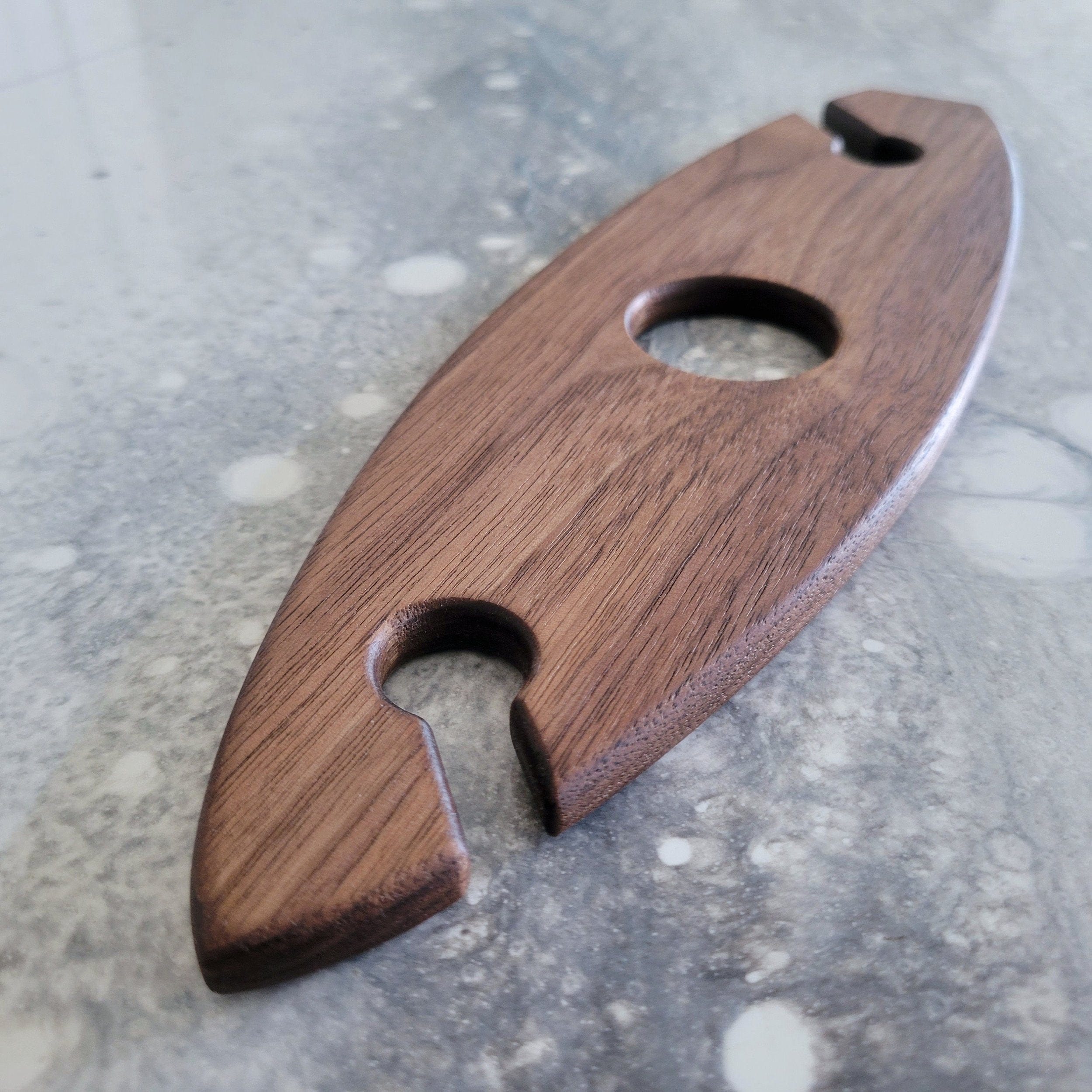 Wood Grain Junkie Surfboard Wine Caddy Acrylic Router Template