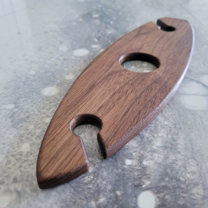 Wood Grain Junkie Surfboard Wine Caddy Acrylic Router Template