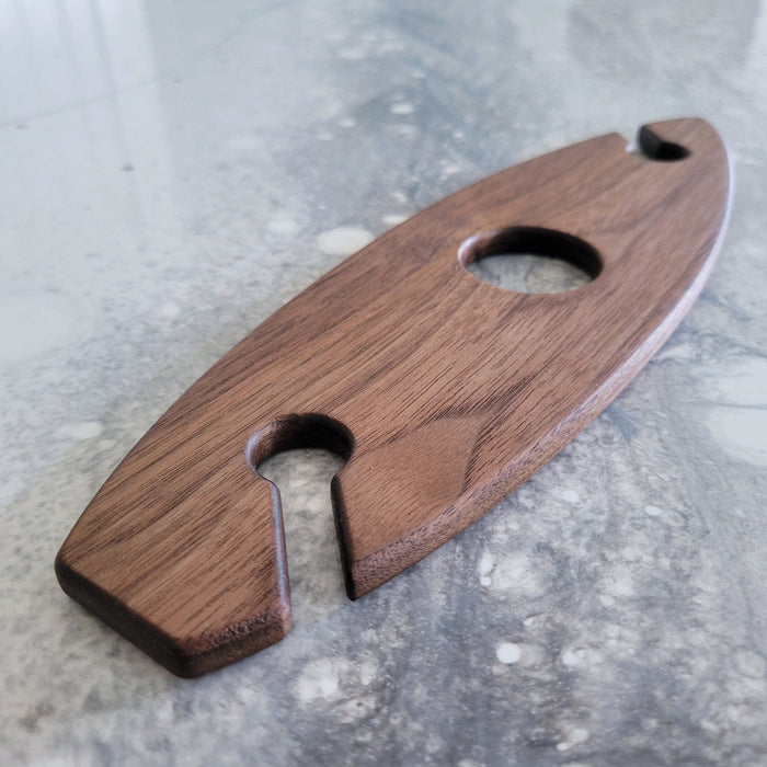 Wood Grain Junkie Surfboard Wine Caddy Acrylic Router Template