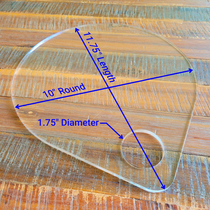 Wood Grain Junkie Teardrop Cutting Board Acrylic Router Template