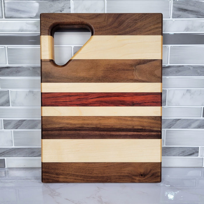 Wood Grain Junkie Triangle Cutting Board Corner Handle Acrylic Router Template