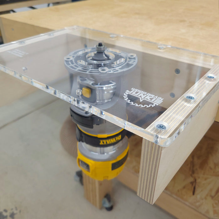 thumbnail image 2 of Dual Grip Router Base Plate - Pre-Drilled For Makita Compact Routers RT0701C & XTR01Z 2 of 6