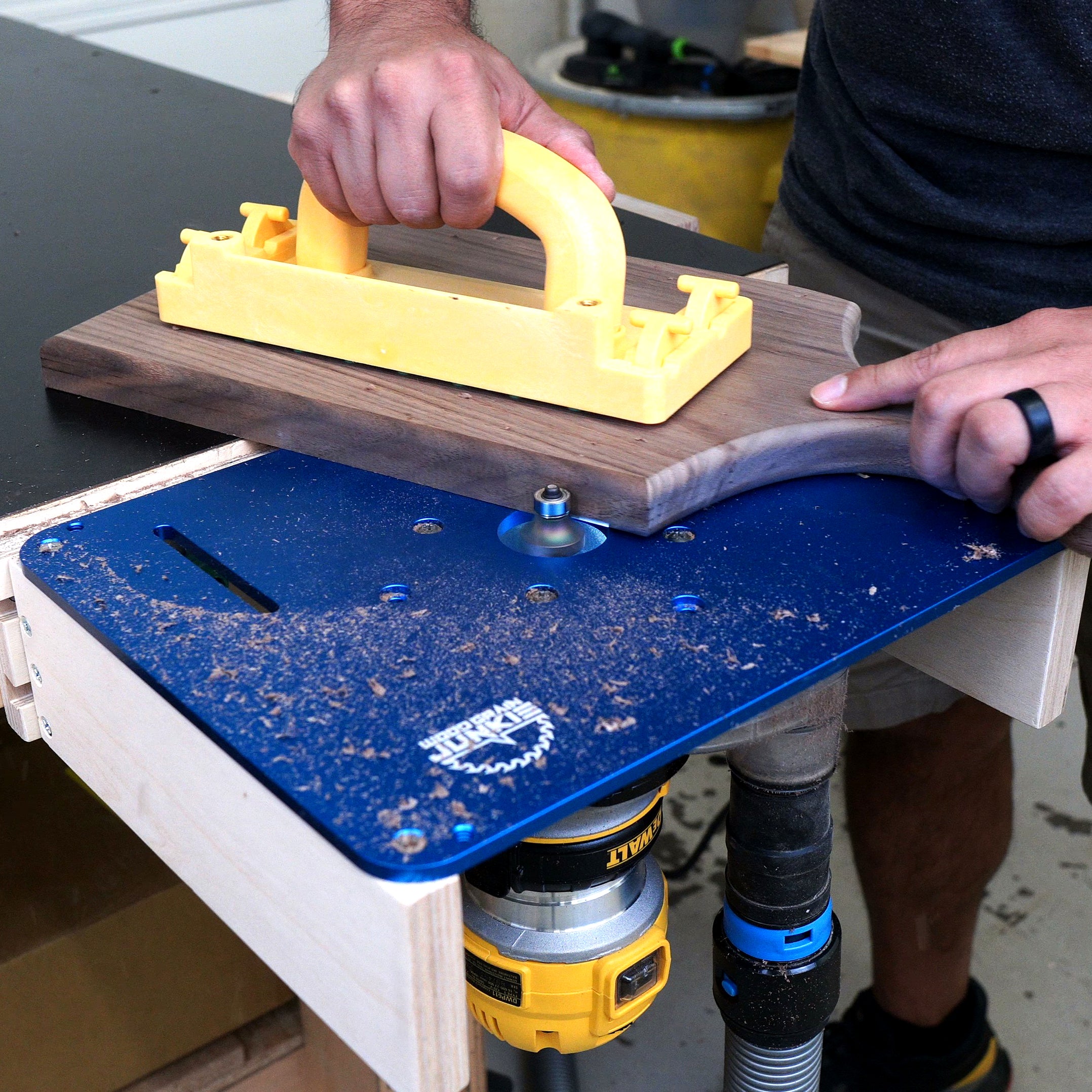 Grain Router Ports Aluminum Router Table Insert Plate | Wood Grain Junkie
