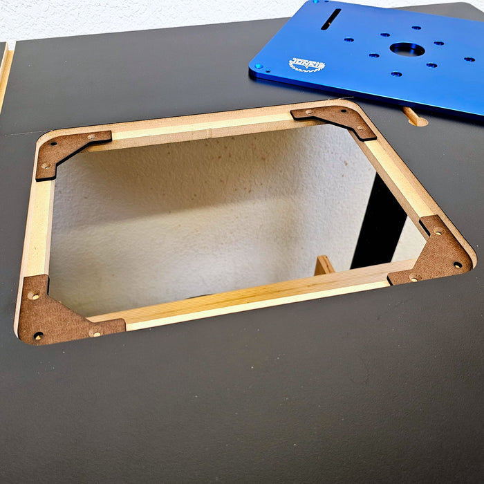 Aluminum Alloy Router Table Insert Plate With 4 Insert Rings For Aluminum Alloy Router Table Insert Plate With 4 Insert Rings For