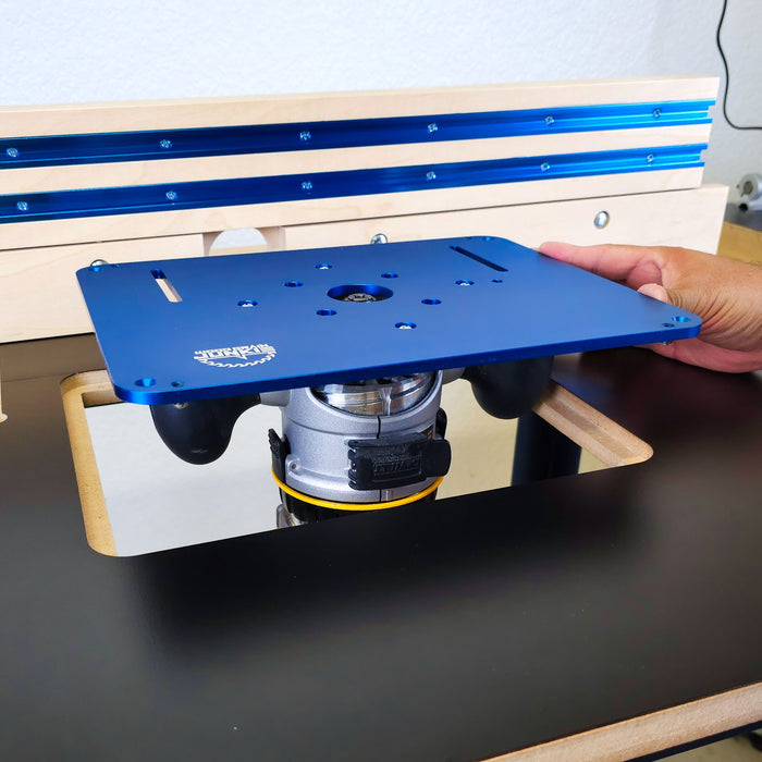 Diy Router Table Plate Insert Rings Router Mounting Plate Set Aluminum Router Table Insert Plate System ...