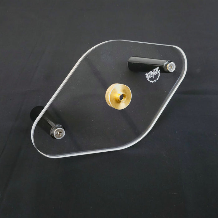 TrimFit Pro™ Blank Router Base Plate - Dual Grip