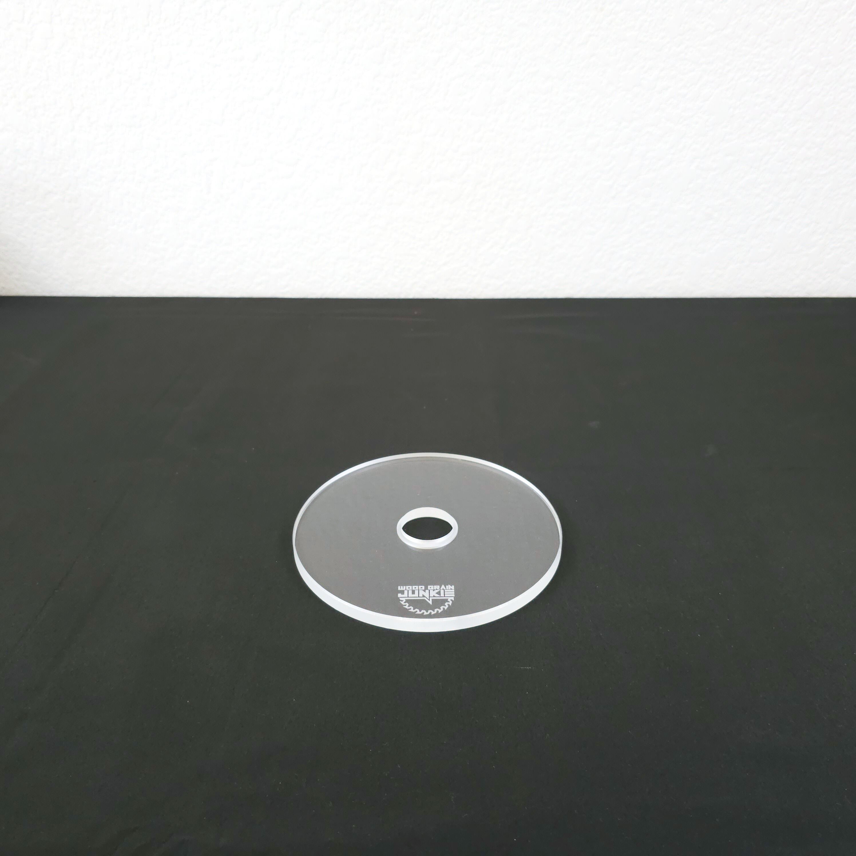 6 inch ROUND Blank Router Base Plate