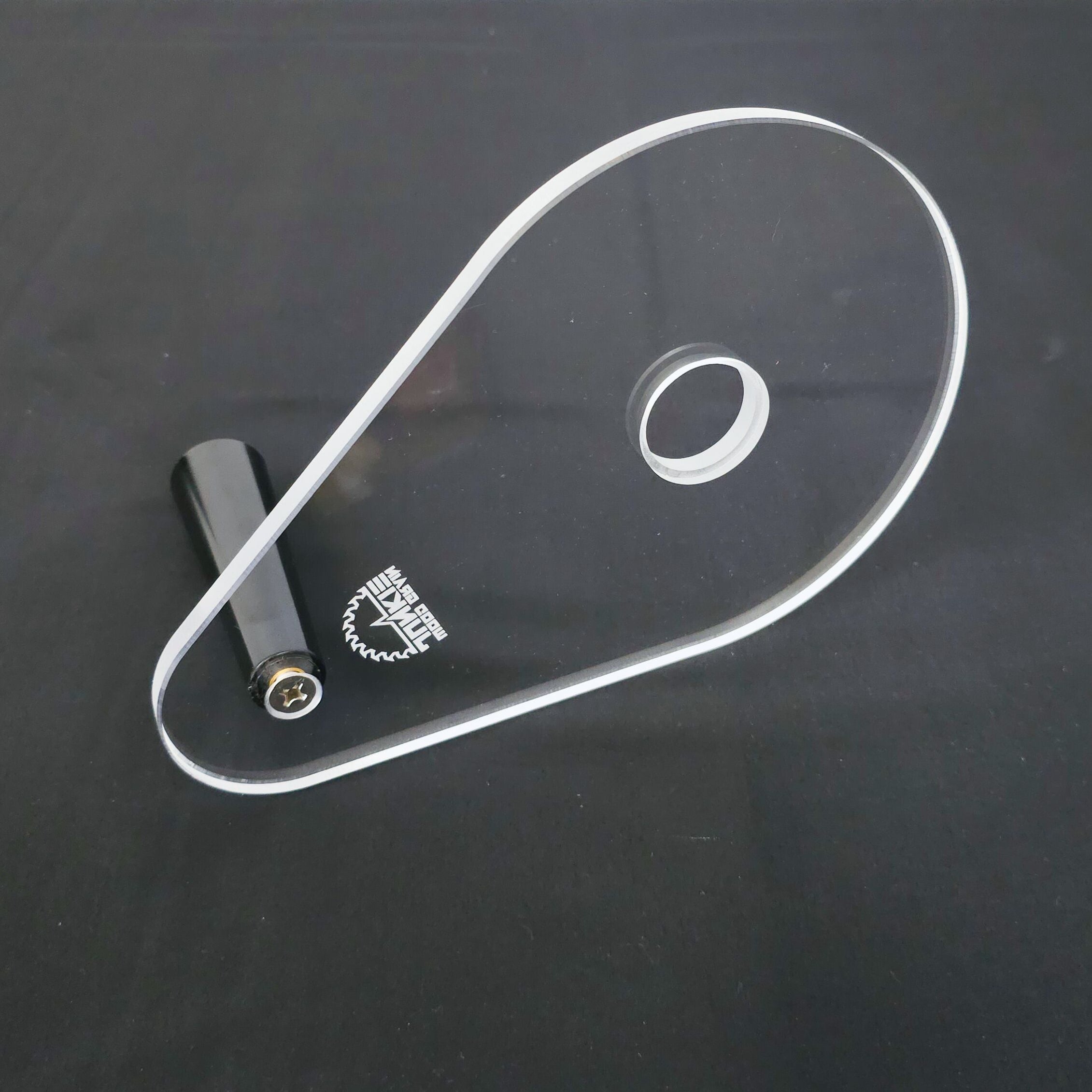 TrimFit Pro™ SINGLE GRIP Blank Router Base Plate — Wood Grain Junkie