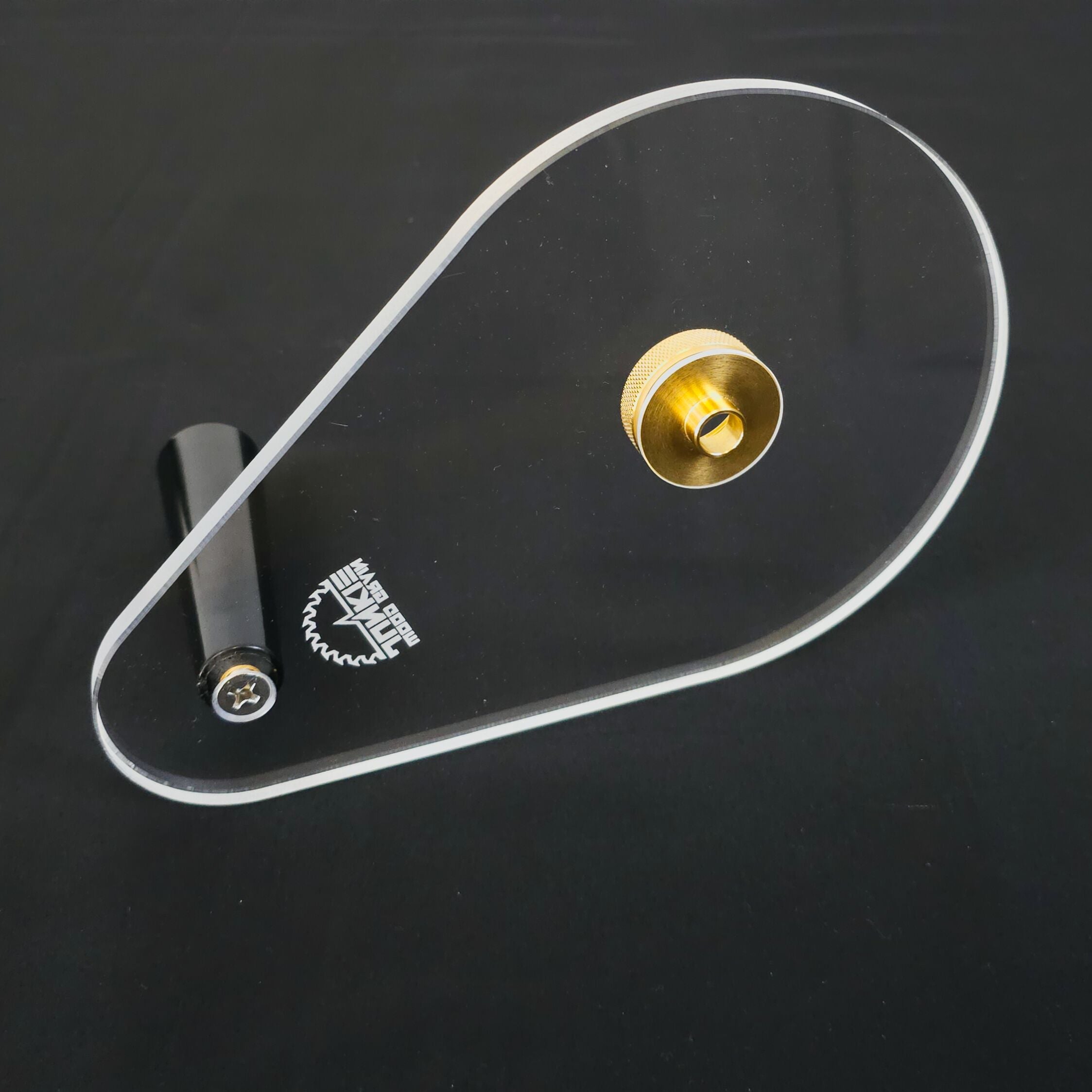 TrimFit Pro™ SINGLE GRIP Blank Router Base Plate — Wood Grain Junkie