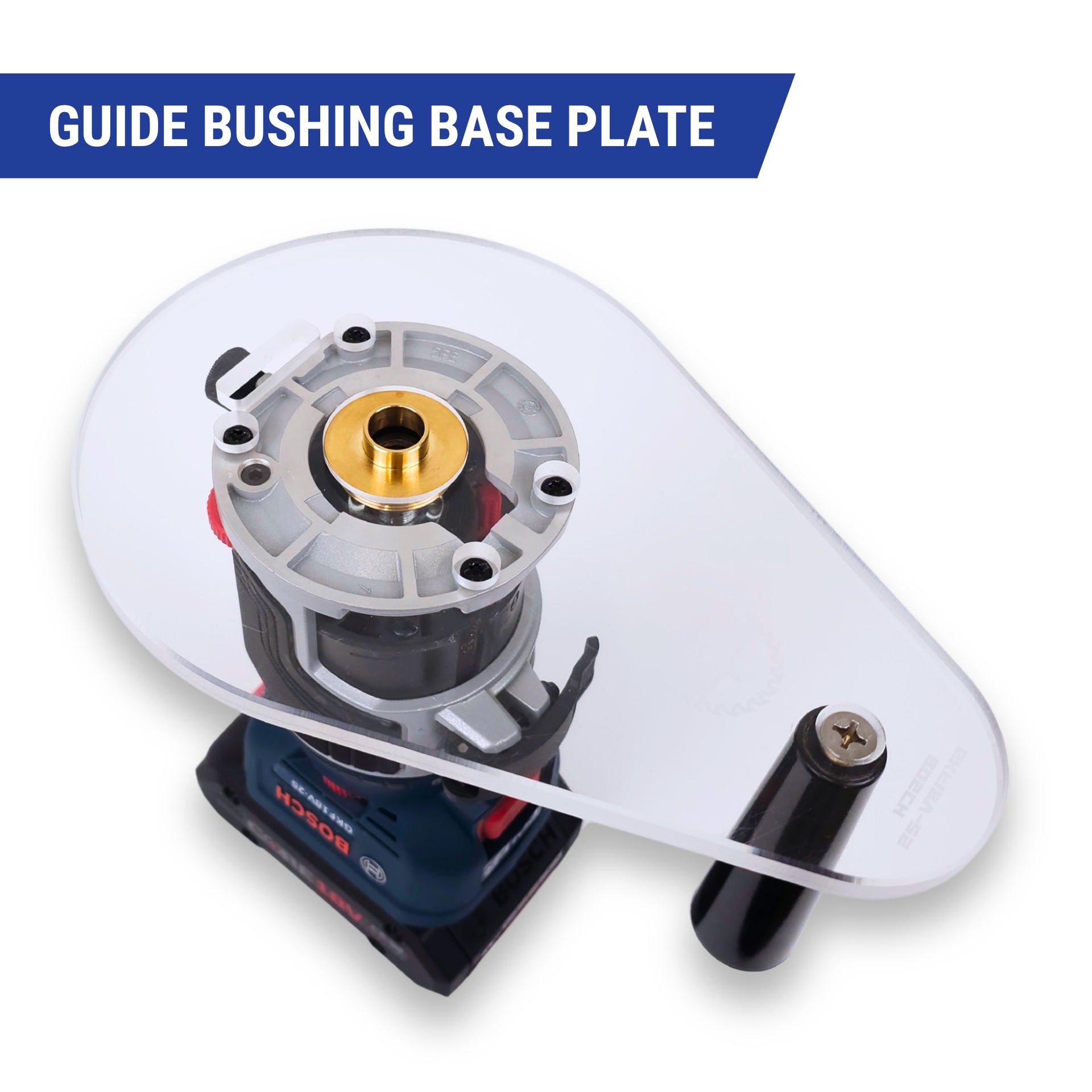 SINGLE GRIP Router Base Plate for Bosch Colt GKF18V-25