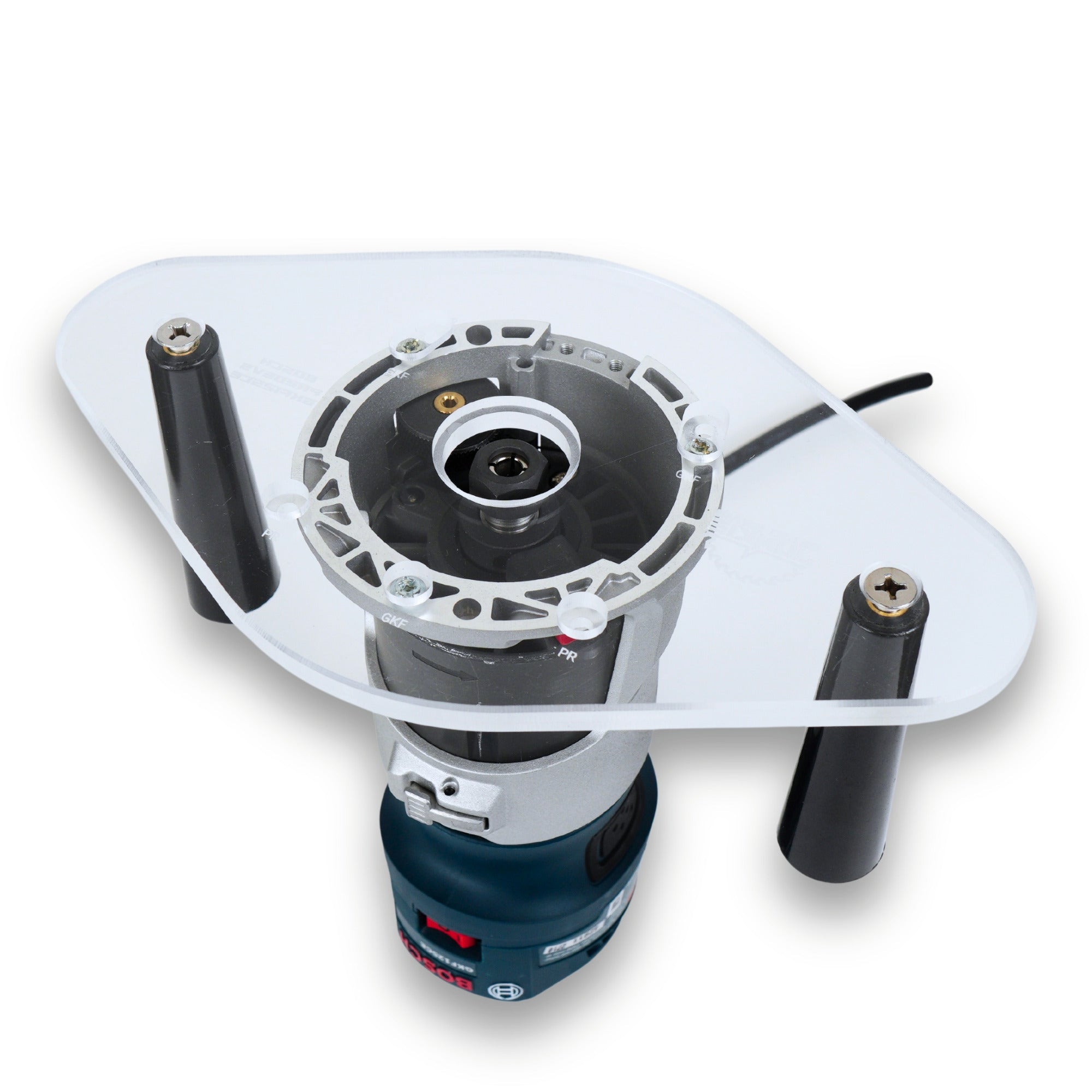 DUAL GRIP Router Base Plate for Bosch Colt PR20EVS and GKF125CE