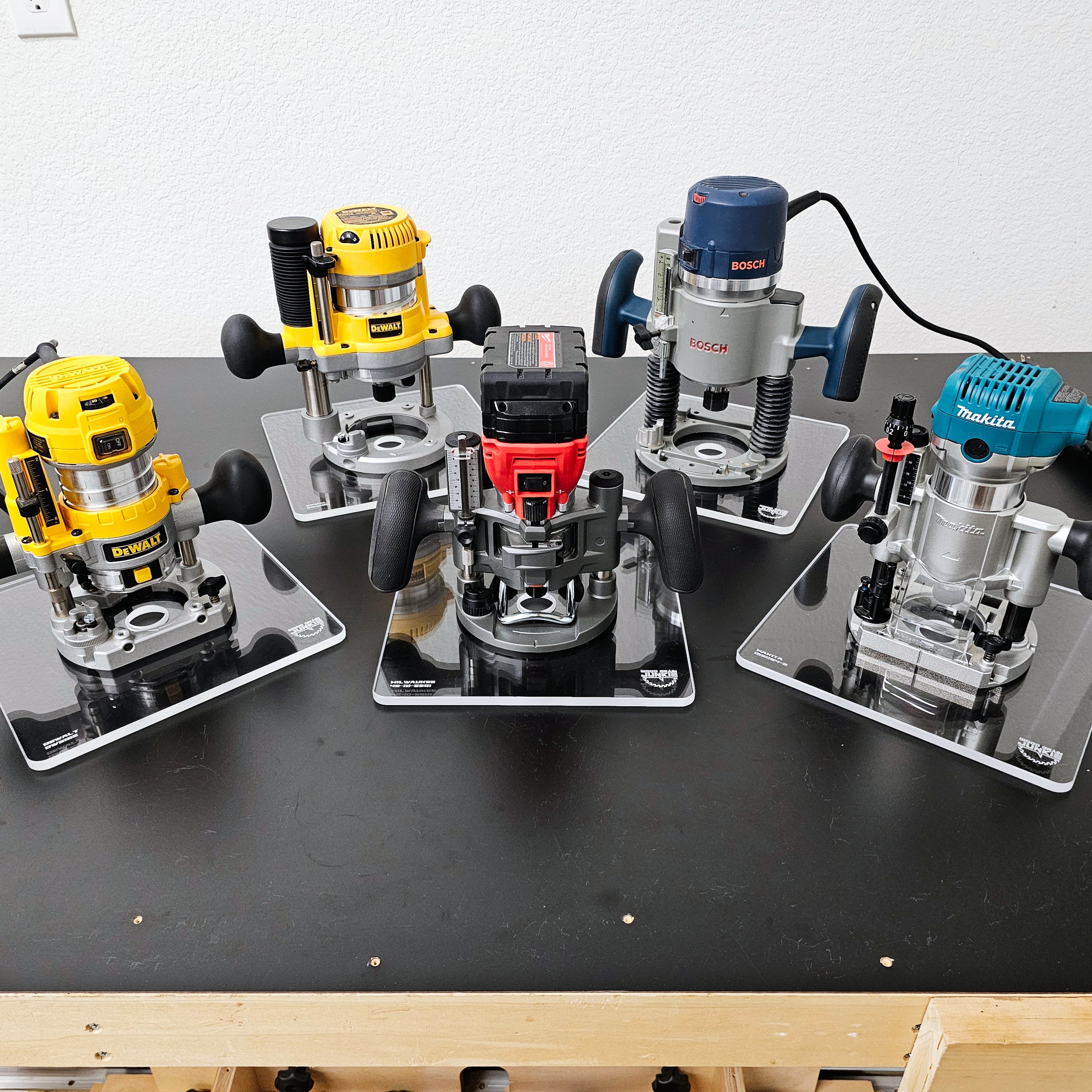 TrimFit Pro® 10in Base Plate - Makita Trim Router Plunge Base (196094-