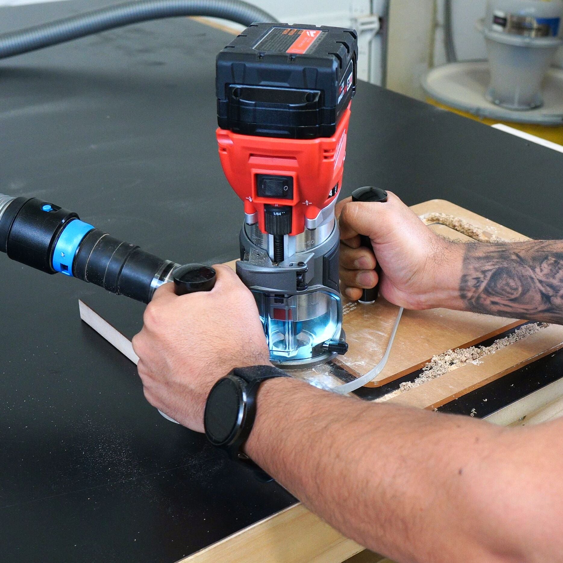 DUAL GRIP Router Base Plate for Milwaukee M18 FUEL 2723-20