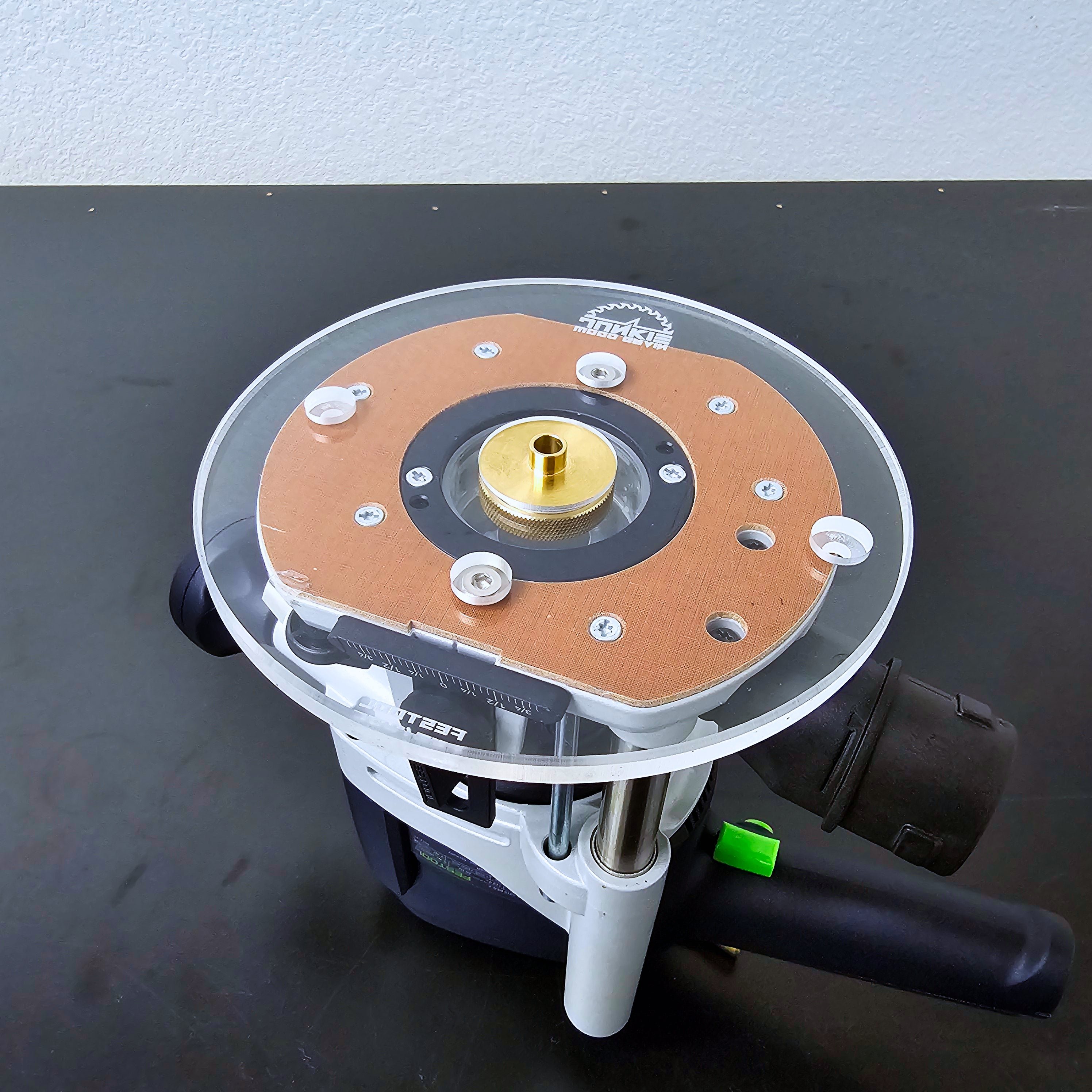 7in Round Base Plate - Festool OF 1010 REQ-F and 1400 EQ-F Router