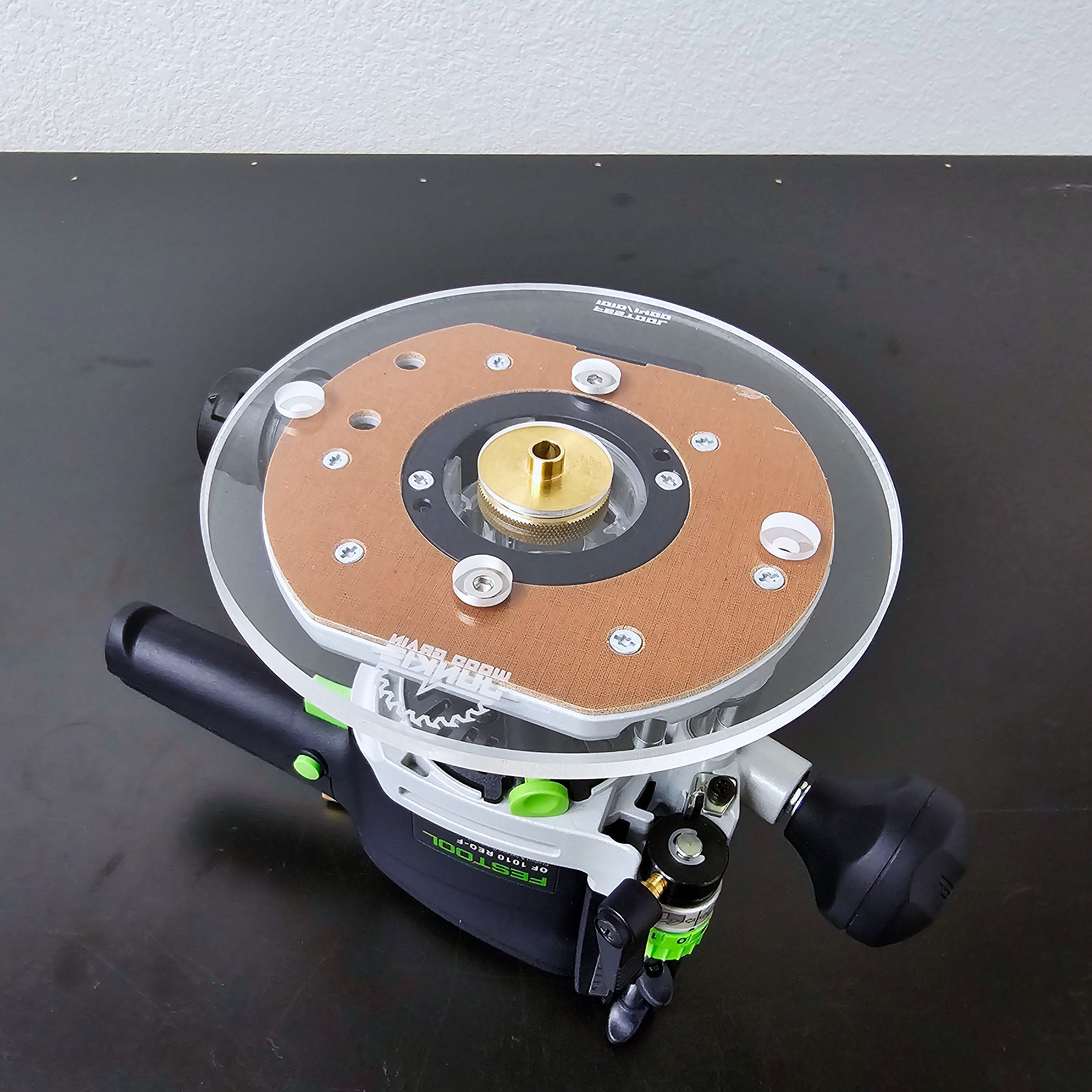 7in Round Base Plate - Festool OF 1010 REQ-F and 1400 EQ-F Router