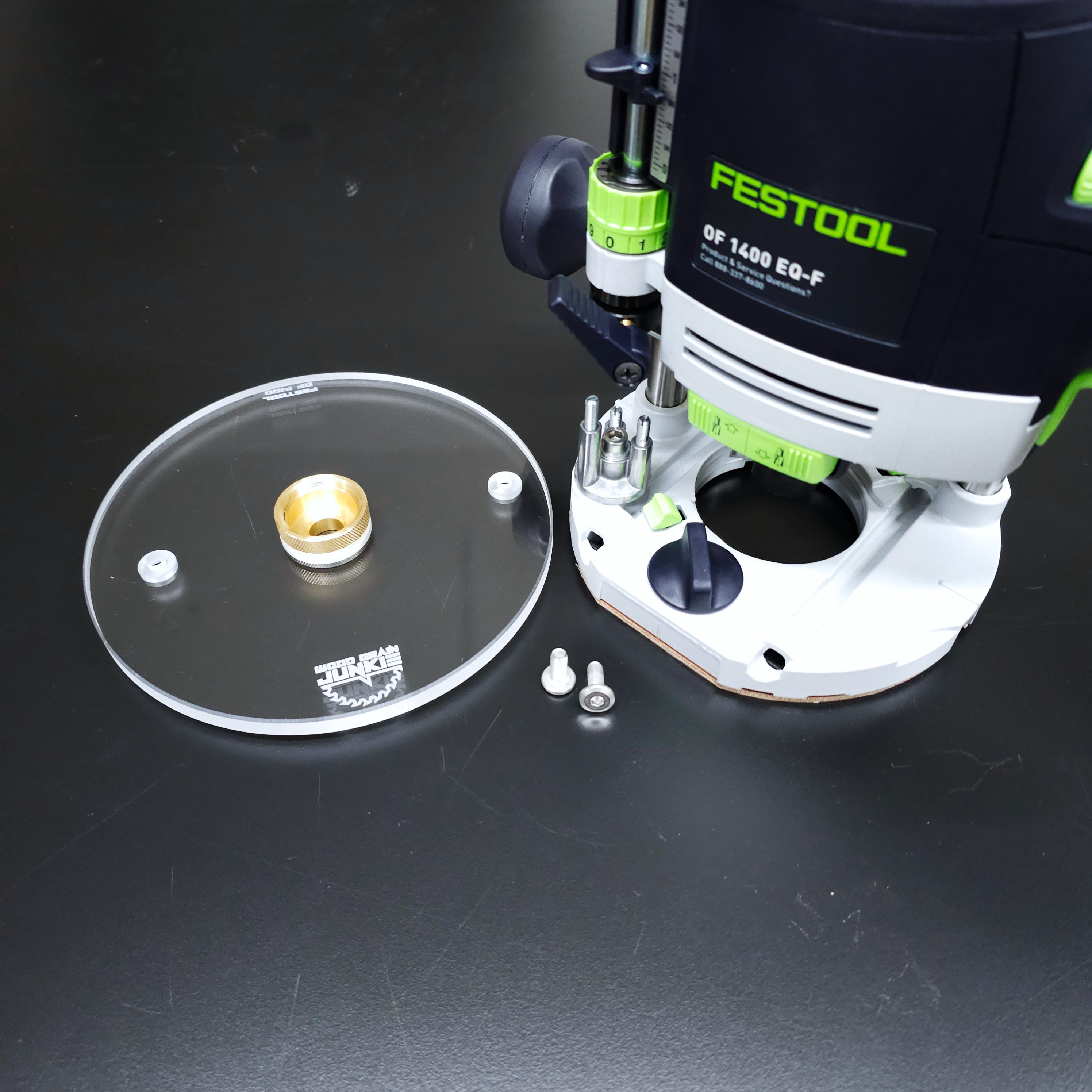 7in Round Base Plate - Festool OF 1010 REQ-F and 1400 EQ-F Router