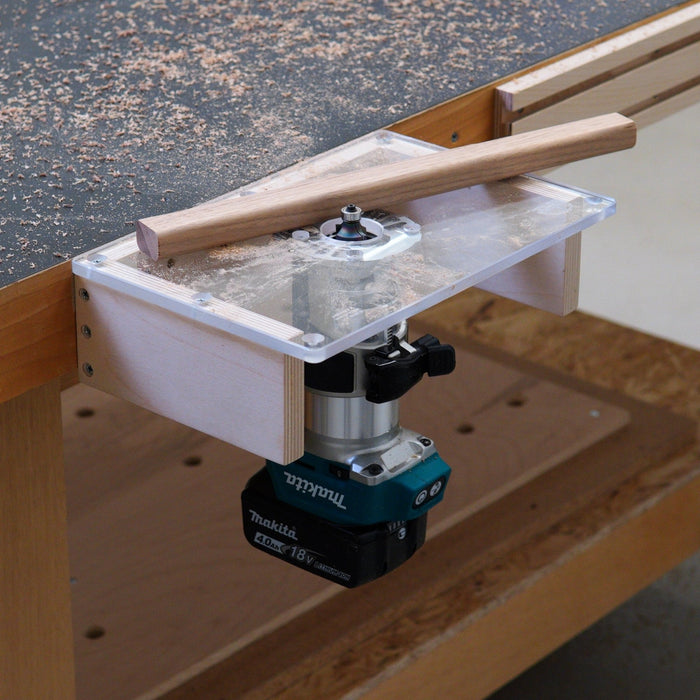 TrimFit Pro® Trim Router Table Plate for Popular Compact Routers