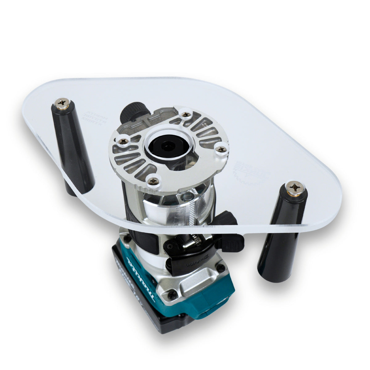Premium Transparent Router Base For Makita RT0701C & WU601 Trimmer | Clear Base For Better Visibility, Lightweight & Durable Replacement