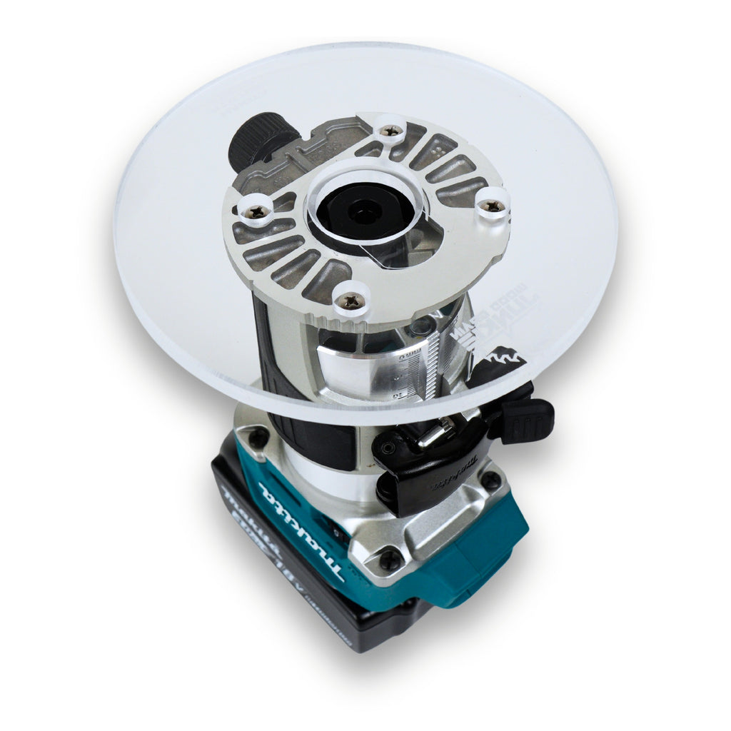 Woodworking Router Base Plates for Trim & Plunge Routers | Clear Acrylic
