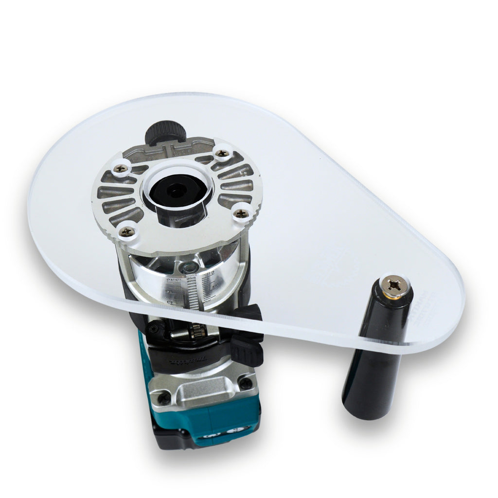 Woodworking Router Base Plates for Trim & Plunge Routers | Clear Acrylic