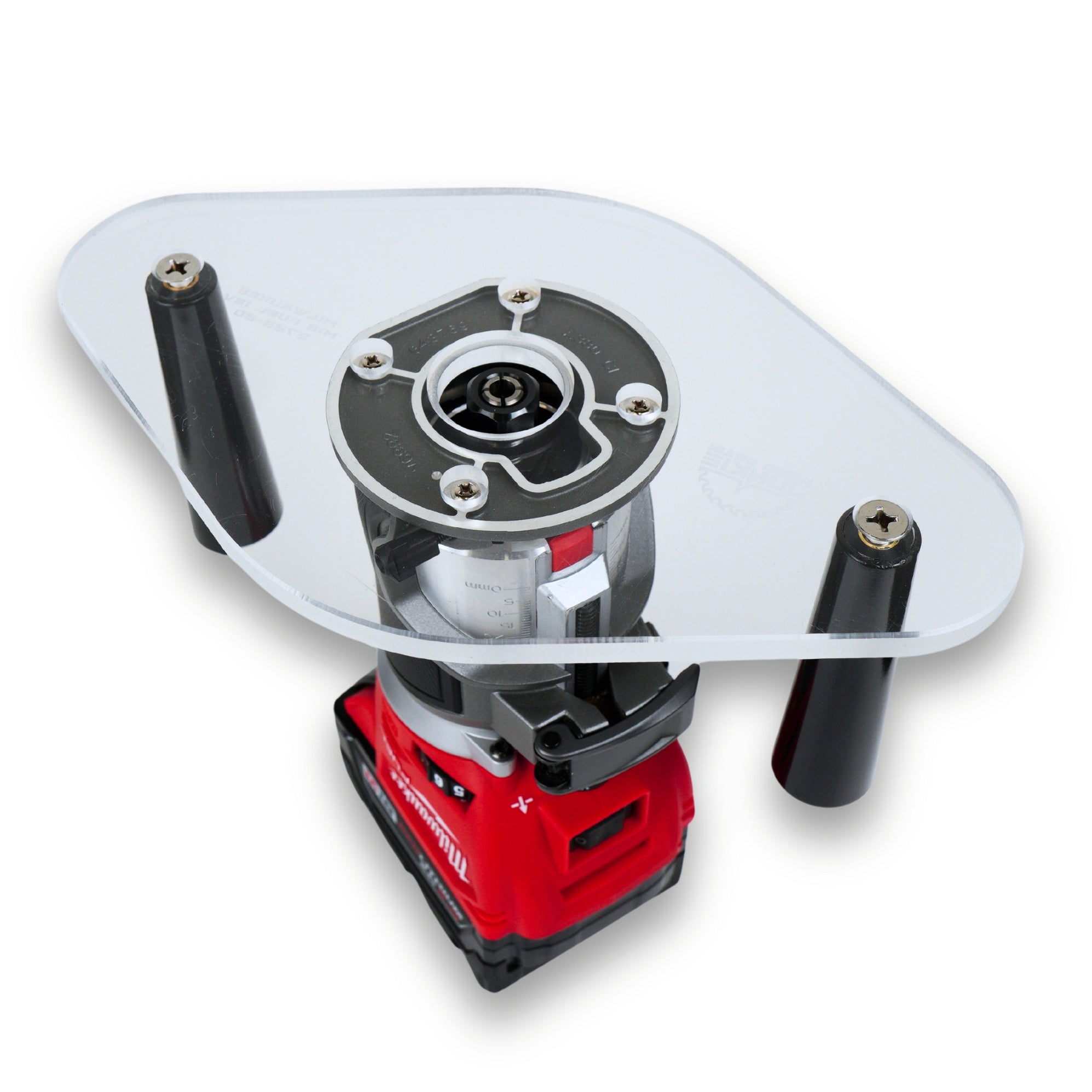 DUAL GRIP Router Base Plate for Milwaukee M18 FUEL 2723-20