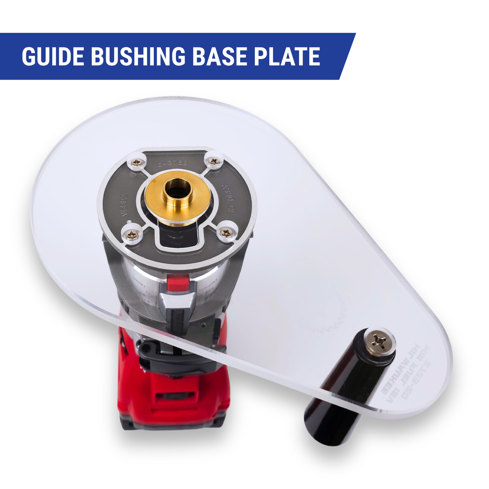 TrimFit Pro® SINGLE GRIP Router Base Plate for Milwaukee M18 FUEL 2723