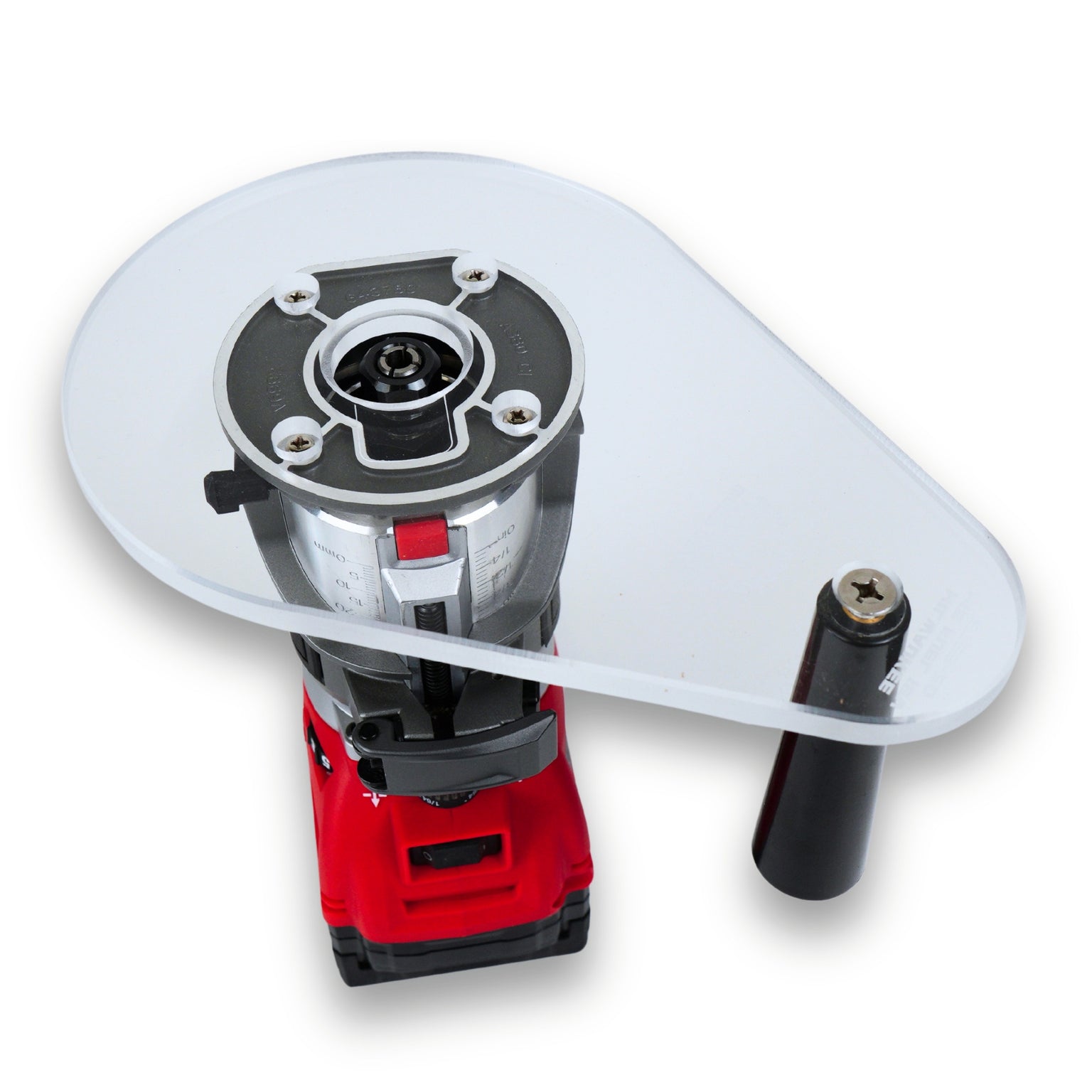Woodworking Router Base Plates for Trim & Plunge Routers | Clear Acrylic
