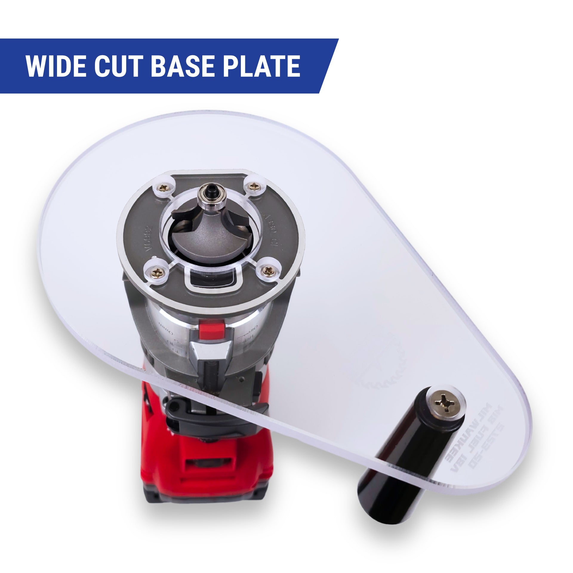 SINGLE GRIP Router Base Plate for Milwaukee M18 FUEL 2723-20