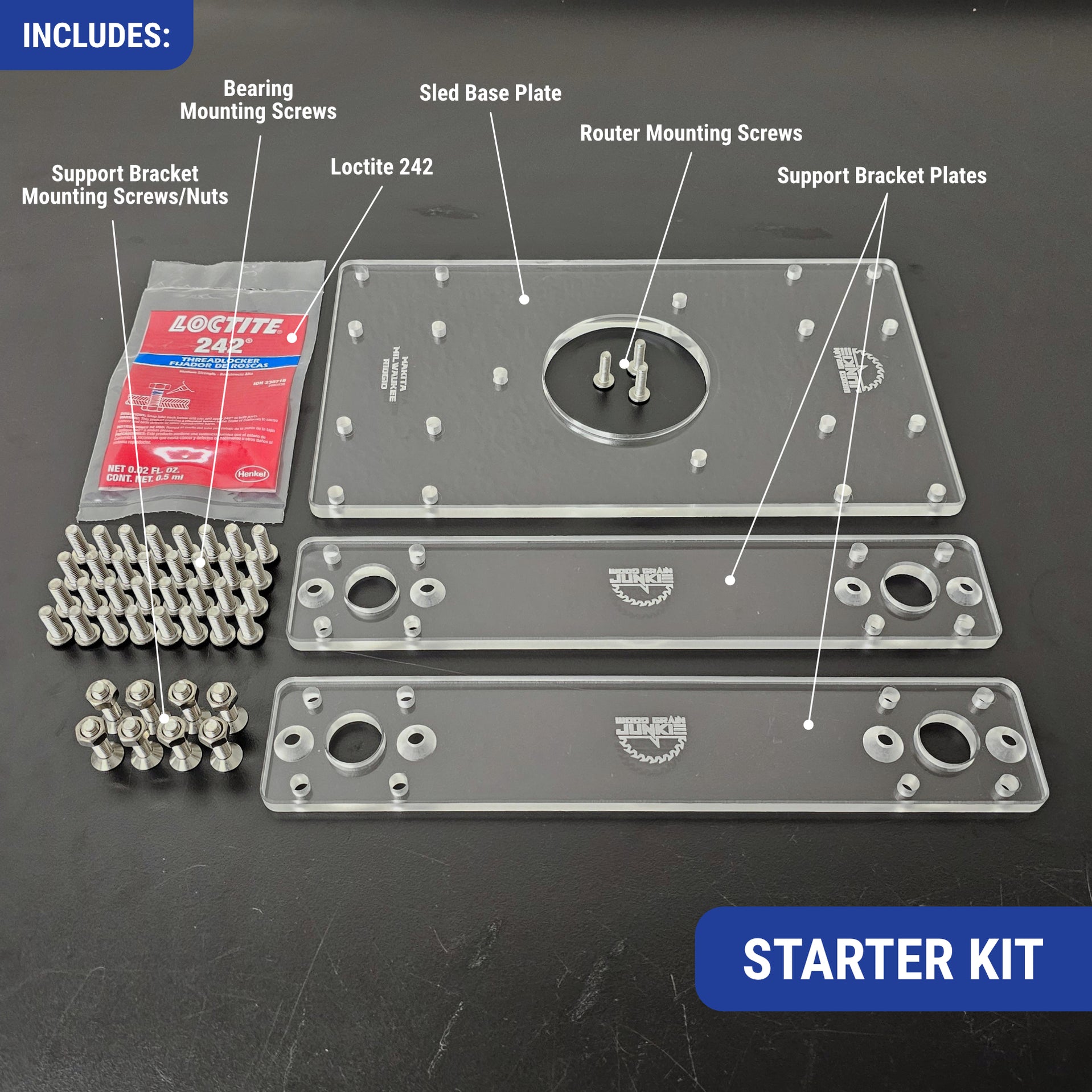 FullFit Pro® Full-Size Router Sled Kit