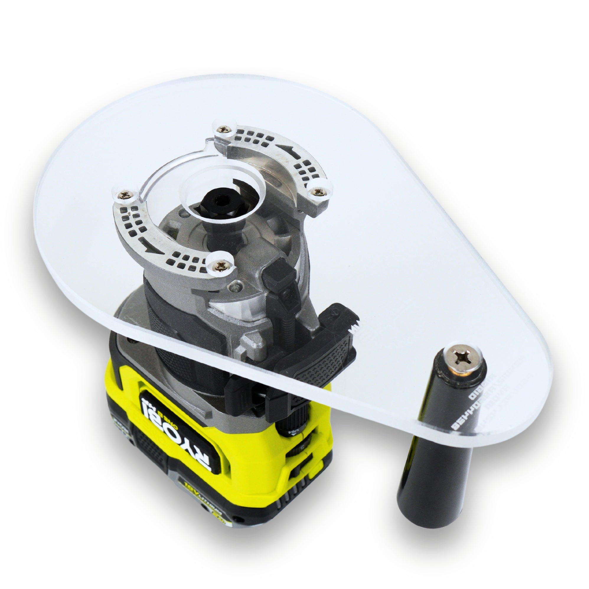 TrimFit Pro® SINGLE GRIP Router Base Plate for Ridgid and Ryobi