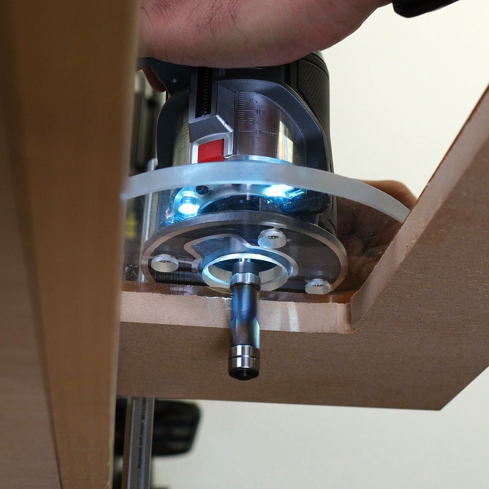SINGLE GRIP Blank Router Base Plate
